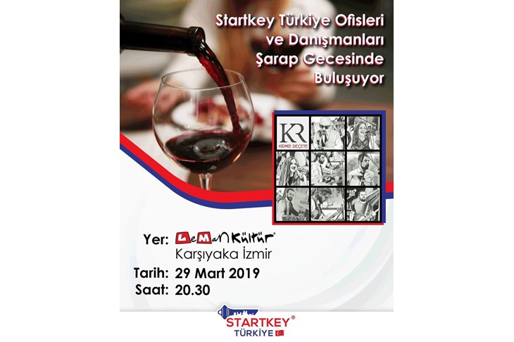 Startkey Türkiye Ofisleri Şarap Gecesi